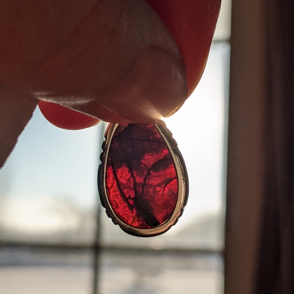 **SOLD**Sterling Opal .925 Silver - Picture 6 of 6